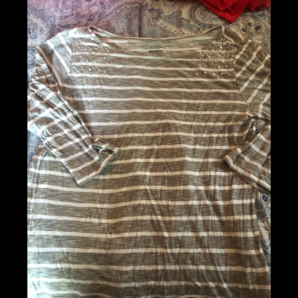 Striped old navy shirt